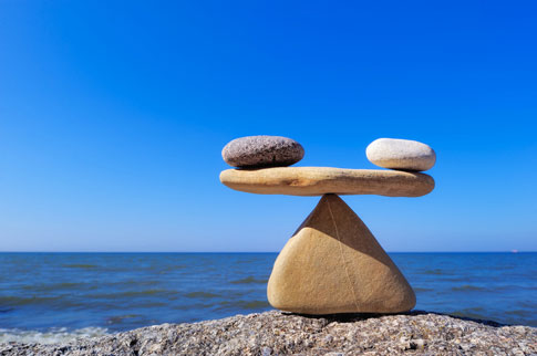 Piedras en equilibrio