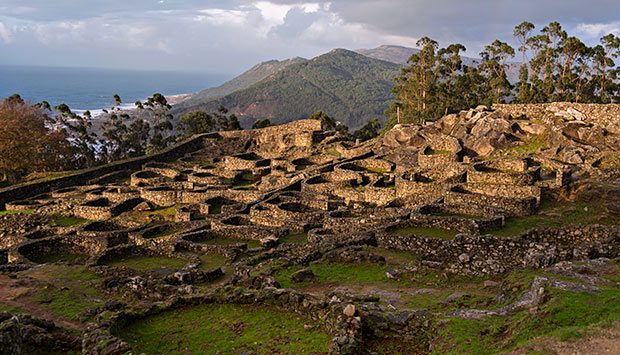 Castros celtas de Santa Tecla, en A Guarda, Pontevedra